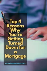 Top 4 Reasons Turned Down for a Mortgage
