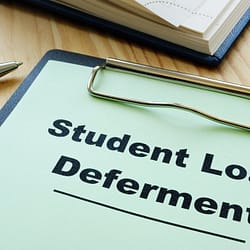 Student loan deferment
